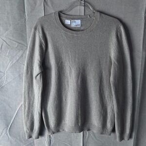 Colorful Standard‎ Recycled Merino Wool Crewneck Sweater Beige CS5084 Mens L